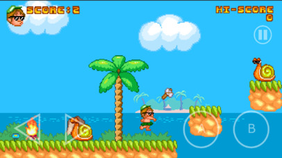 Island Adventure 2D Monument Retro Arcade Valley screenshot 2