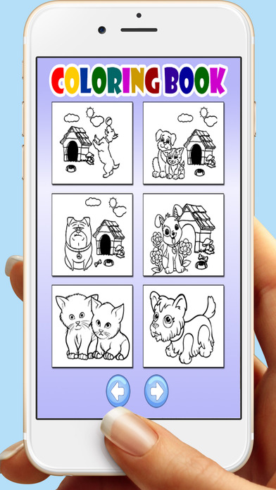 Pets Coloring Book Games For Kids screenshot 4