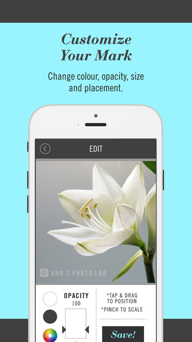 Screenshots of Watermark Studio X Free - Copyright & Trademark.s for iPhone