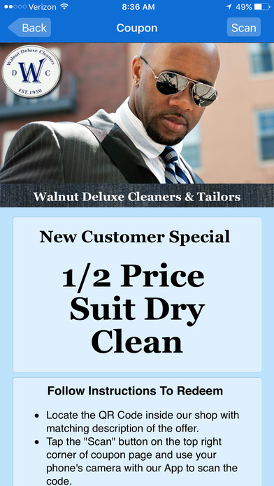 Walnut Deluxe Cleaners & Tailors screenshot 4
