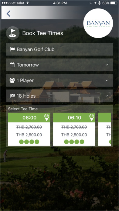Banyan Golf Club Hua Hin screenshot 3