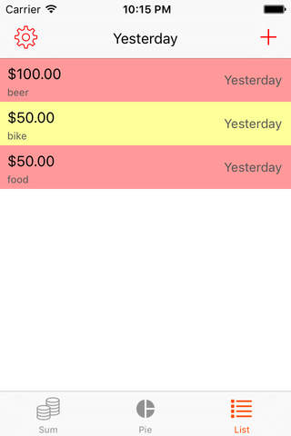 Cashier - minimal budget app screenshot 3