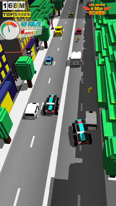 Car Racing - 2Cars 3D screenshot 2