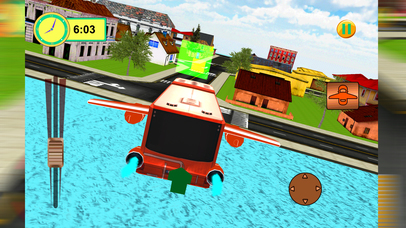 Futuristic Flying Bus 3D - City Coach Simulator screenshot 3