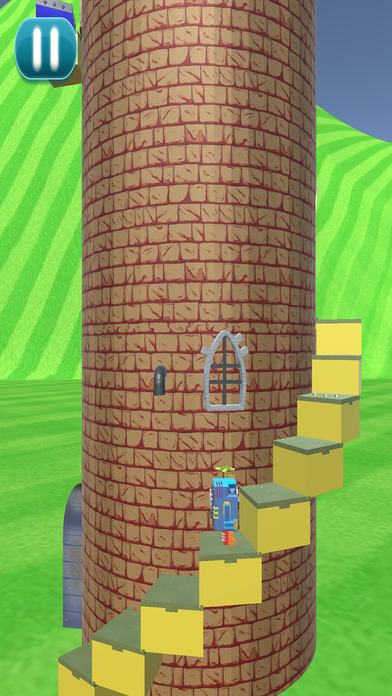 Road Blocks - Do Not Drop in Blocky Pixall Castle screenshot 2