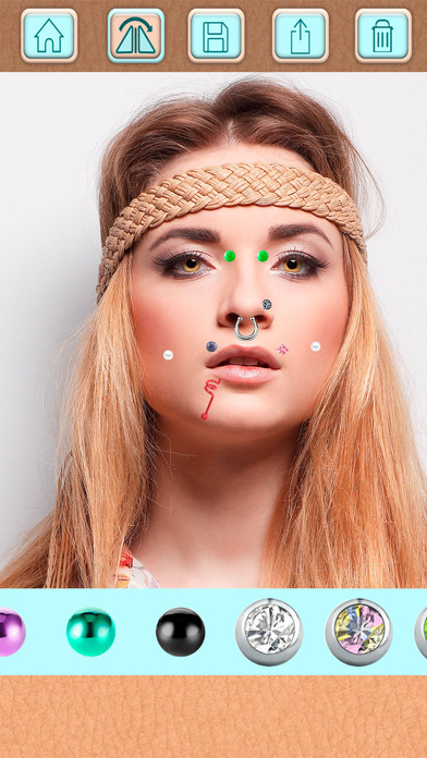 Piercing Stickers Beauty Salon Photo Editor – Pro screenshot 4