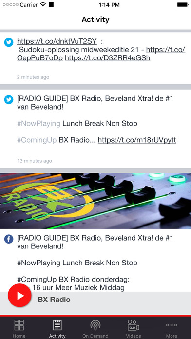 BX Radio screenshot 2