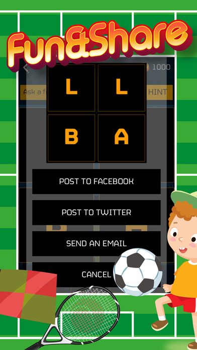 Word Spell with Sports Puzzle screenshot 2