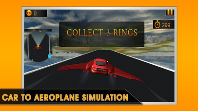 Flying Car Air Racing Driverless 3D screenshot 4