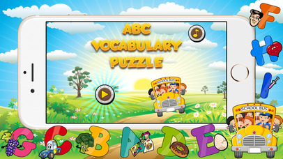 ABC Vocabulary Puzzle,Learning Games for toddler screenshot 2