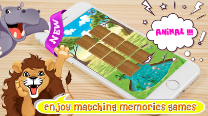 Animals Matching for Kids - Memories training Game screenshot 3