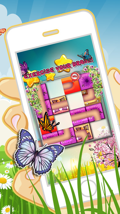 Rolling Me Butterfly Pipe Puzzle Games screenshot 2