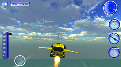 Flying Jeep Gunship Battle 3D PRO screenshot 4