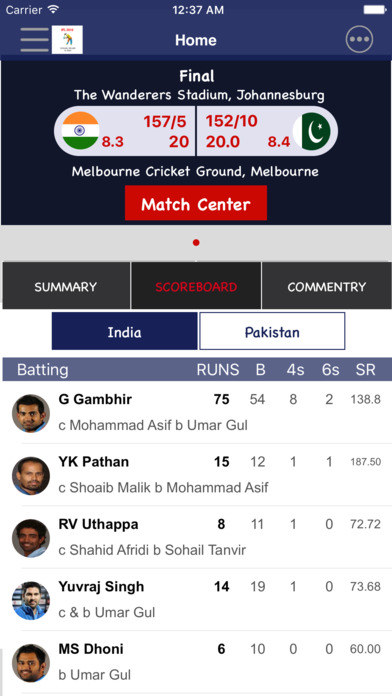 Schedule of ICC Champion Trophy screenshot 3