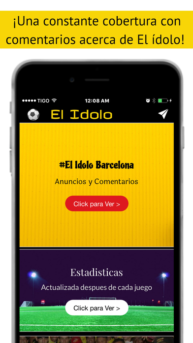 El ídolo de Barcelona, Ecuador Futbol screenshot 2