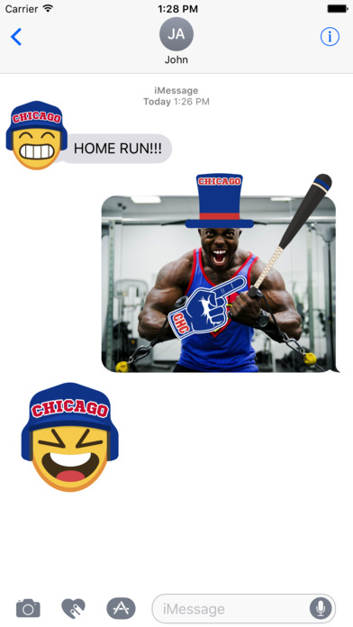 Chicago C Baseball Stickers & Emojis screenshot 2