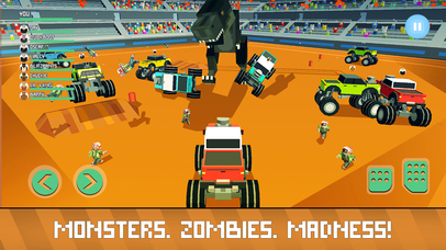 Blocky Derby: Monster Arena screenshot 3