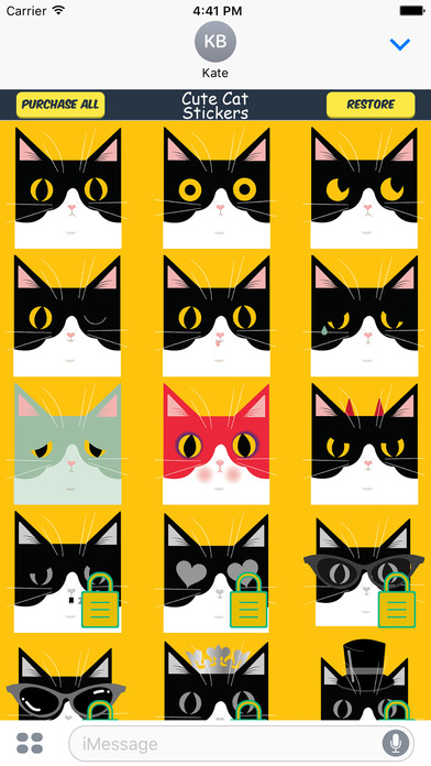 Cute Cat Stickers screenshot 2