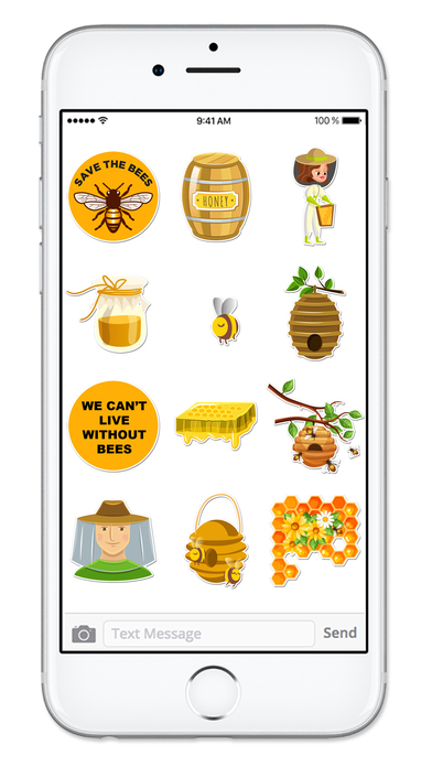 Save The Bees Sticker Pack screenshot 3