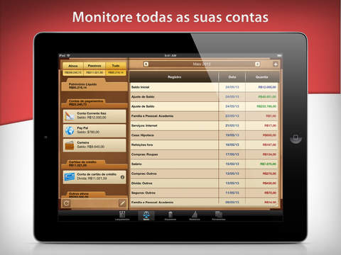 Money for iPad Free screenshot 3