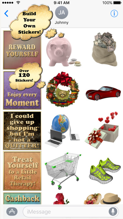 I Love Shopping Sticker Pack screenshot 3