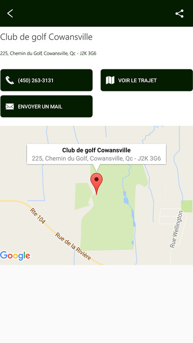 Golf Cowansville screenshot 3