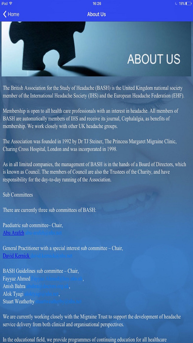 BASH - British Association for Study of Headache screenshot 3