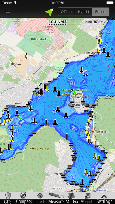 Berlin Lakes Nautical Charts screenshot 4