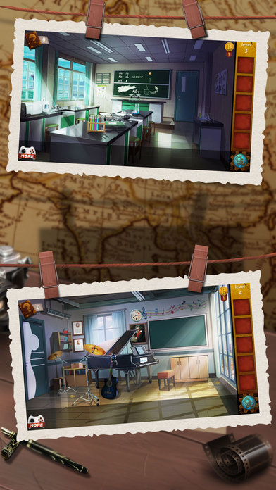 Puzzle Room Escape Challenge game :High School screenshot 2