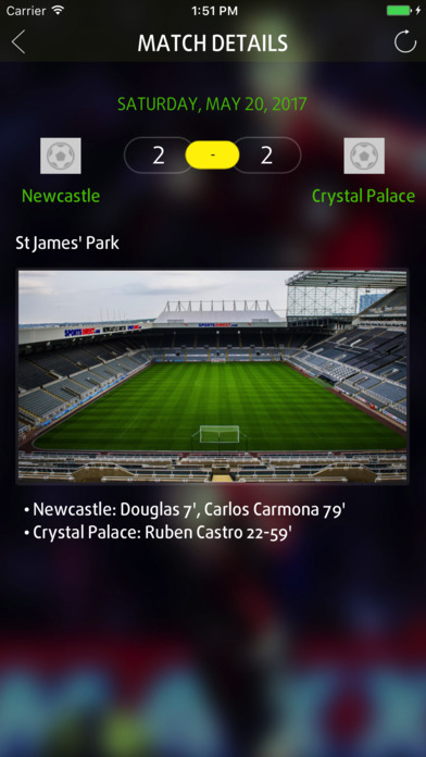 Live Score for Premier League screenshot 3