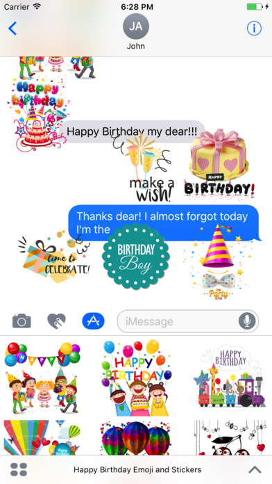 Happy Birthday Emoji & Sticker screenshot 4