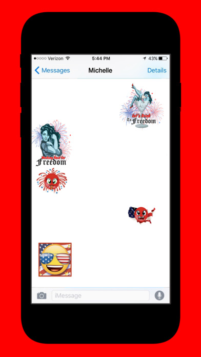 Freedomoji - 4th of July, USA, America Emojis screenshot 4