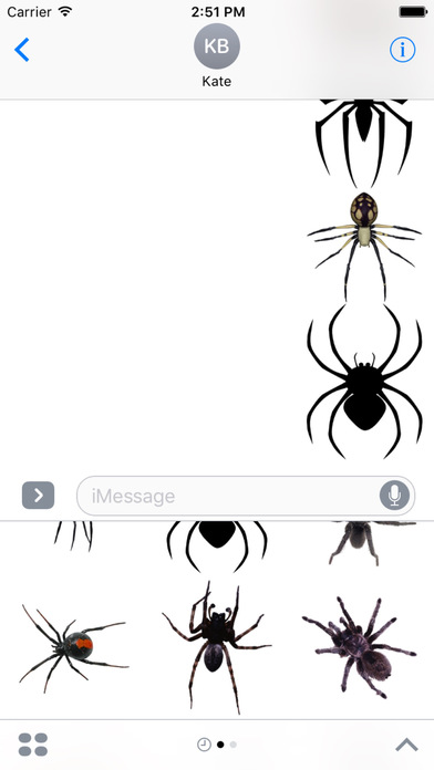 Spider Stickers for iMessage screenshot 3