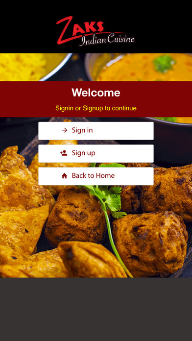ZAKS Indian Cuisine screenshot 4