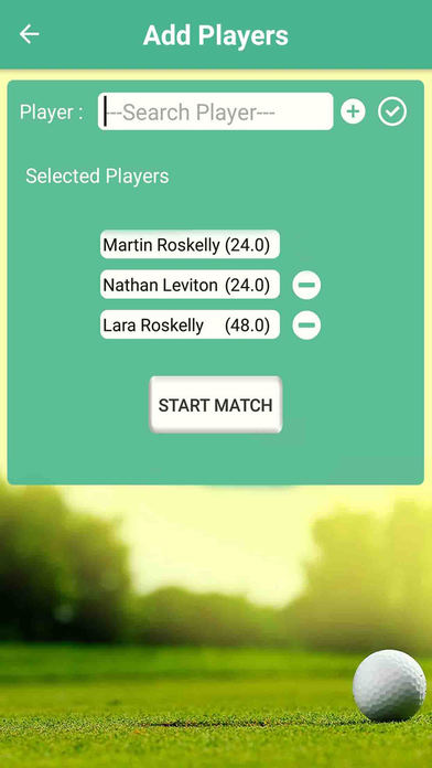 Golf Leaderboard screenshot 3