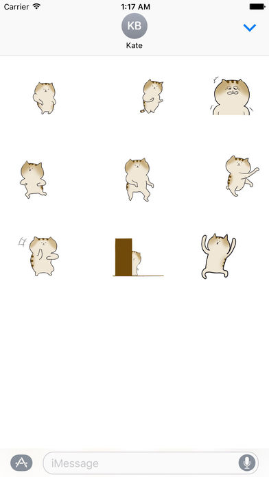 Animated Cute Cats Stickers screenshot 2