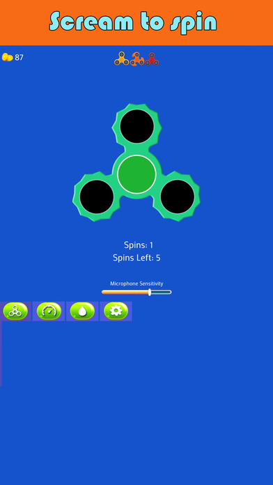 Fidget Spinner - Scream Toy Blitz screenshot 2