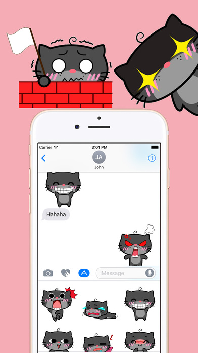Mister Catty - Cat Emoji GIF screenshot 3