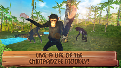 Jungle Chimpanzee Monkey Simulator 3D screenshot 3