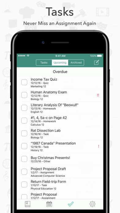 Sigma: Student Task Planner 앱스토어 스크린샷