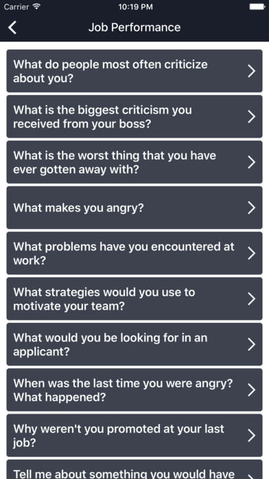 Job Interview Prep Questions screenshot 3