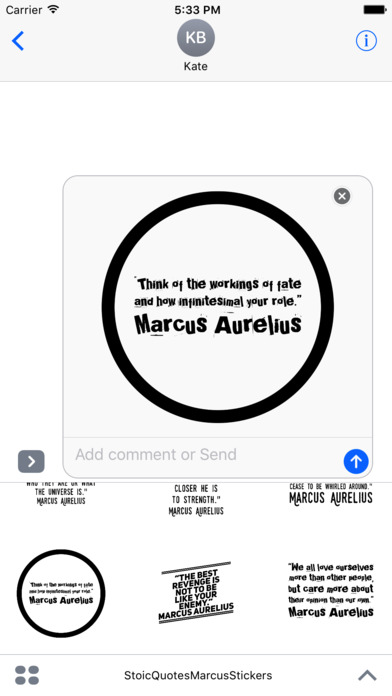 Stoic Quote Stickers - Marcus Aurelius screenshot 4
