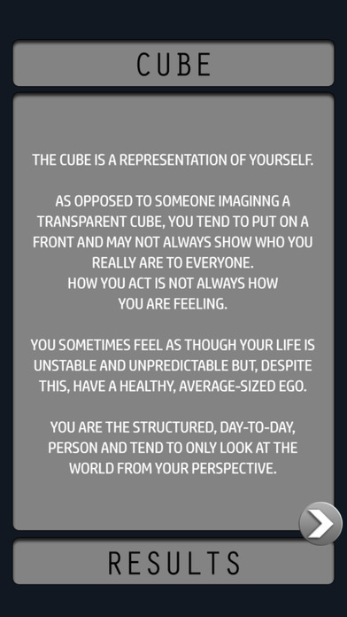 The Cube - Personality Exercise screenshot 4