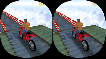 VR Stunt Rider Track Bike Race screenshot 2