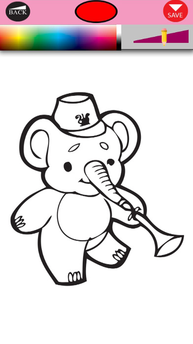 Little Elephants Coloring Book screenshot 3