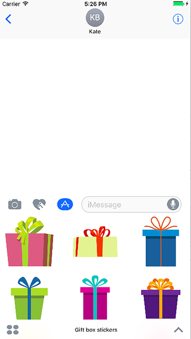 Gift Box Stickers for iMessage screenshot 2
