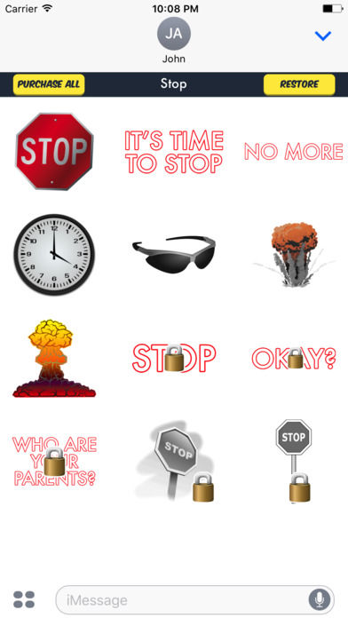 It's Time to Stop Stickers screenshot 2