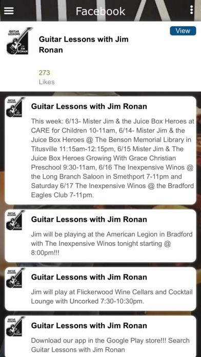 Guitar Lessons with Jim Ronan screenshot 2