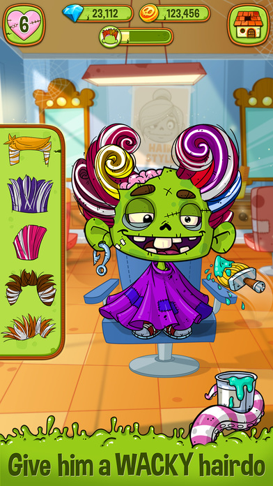 Zedd the Zombie - Grow Your Wacky Friend screenshot 2