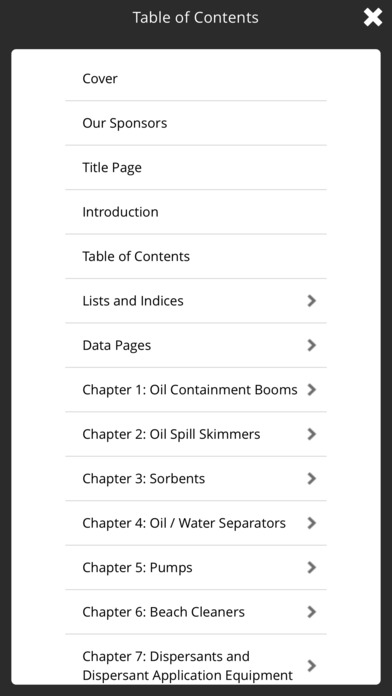 World Catalog of Oil Spill Response Products screenshot 3